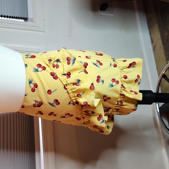 Cherry Print XS Shein High Waisted Skirt - Picture 2 of 5